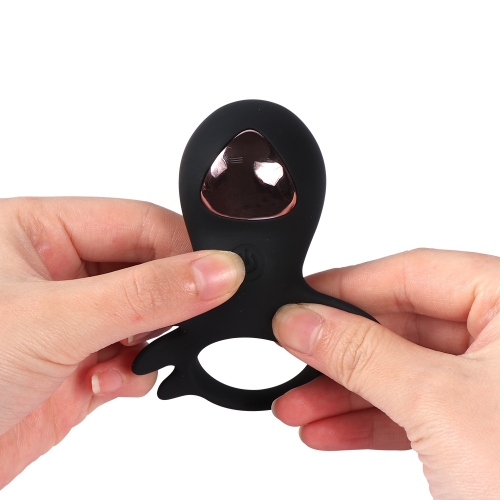 Ерекційне віброкільце Kitty vibrating Cock ring - 3