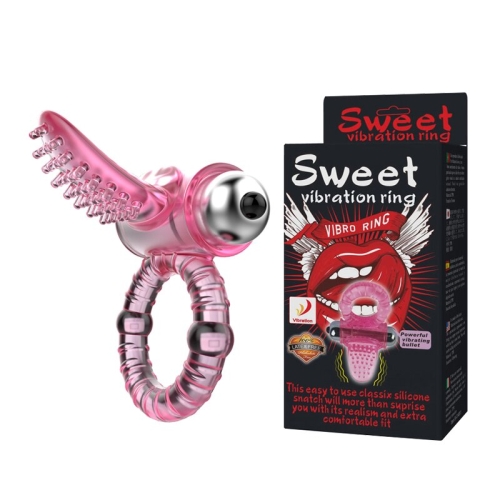 Ерекційне кільце з вібрацією Lybaile Sweet Vibration Ring BI-014081 - 1