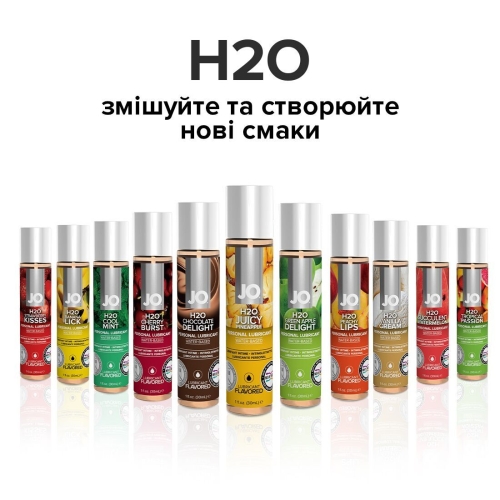 Смазка съедобная для орального секса вкус ананаса System JO H2O 120 мл - 5