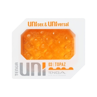 Мастурбатор унисекс компактный оранжевый Tenga UNI