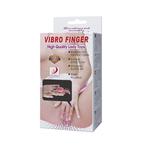 Вибратор на пальцы для клитора LYBAILE Vibro Finger розовый - 11