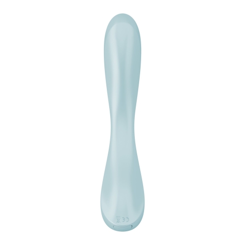 Вагінальний вібратор для точки G імітує дотик пальця блакитний Satisfyer G-Spot Wave 2 Ice Blue - 3