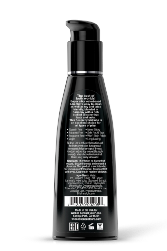 Лубрикант на водно силіконовій основі Wicked sensual care Hybrid 120 мл - 3