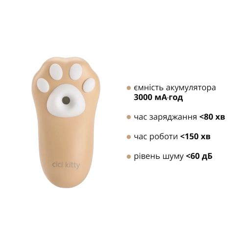 Вакуумний кліторальний стимулятор рожевий Otouch Cici Kity - 4