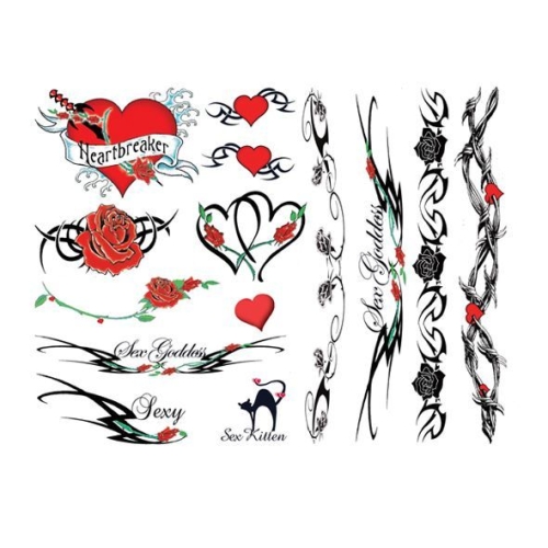 Тимчасове тату Tattoo Set-Sex Goddes - 2