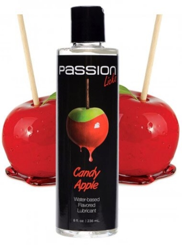 Оральная смазка на водной основе со вкусом карамельного яблока Passion Licks Сandy 236 мл - 1