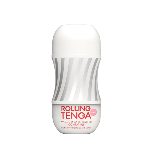 Мастурбатор для чоловіків білого кольору Tenga Rolling Tenga Gyro Roller Cup Gentle - 1
