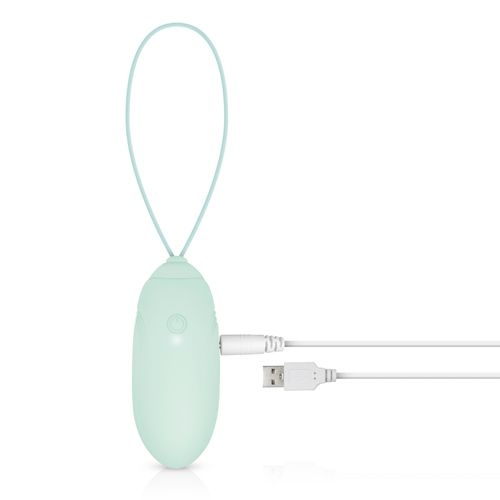 Віброяйце силіконове зеленого кольору Luv Egg - 4