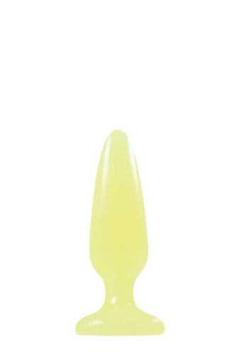 Анальна пробка жовта FIREFLY PLEASURE PLUG SMALL - 1