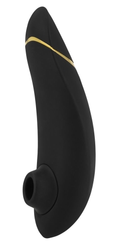Вакуумный клиторальный стимулятор с автопилотом черный Womanizer Premium - 1