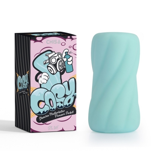 Мастурбатор для мужчин бирюзового цвета Chisa Pleasure Pocket - 1
