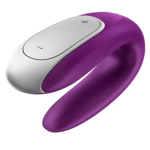 Смарт вибратор для пар Сатисфаер Satisfyer Double Fun фиолетовый - 6
