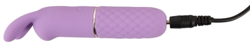 Мини клиторальный вибратор c мягкими виброушками фиолетового цвета Soft Silicone Cuties - 8