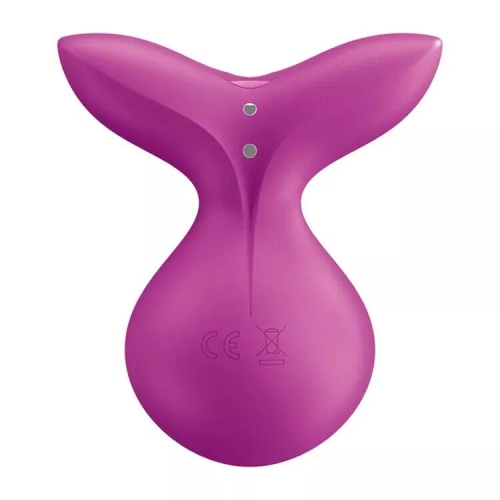Вибратор для стимуляции клитора и сосков фиолетового цвета Satisfyer Viva la Vulva 3 - 2
