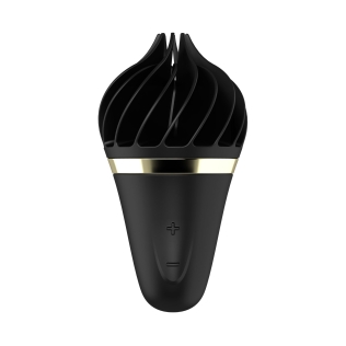Вібатор для клітора у вигляді морозива Satisfyer Lay-On Sweet Temptation чорний