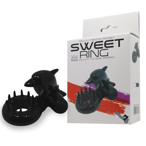 Кільце вібро ерекційне зі стимуляцією клітора SWEET RING - 1