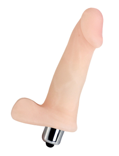 Вібратор реалістичний тілесного кольору LYBAILE BAILE Slick Pleasure - 4