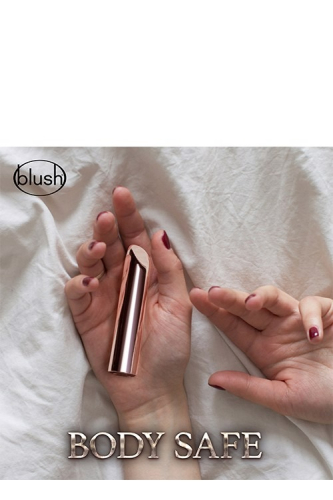 Віброкуль для стимуляції клітора срібний Blush - 2