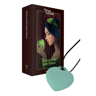 Мини вибратор для клитора зеленого цвета FairyGasm PleasureStone
