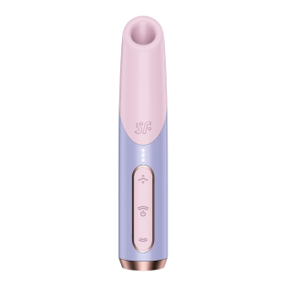 Вакуумный стимулятор для клитора фиолетового цвета Satisfyer Bold Kiss