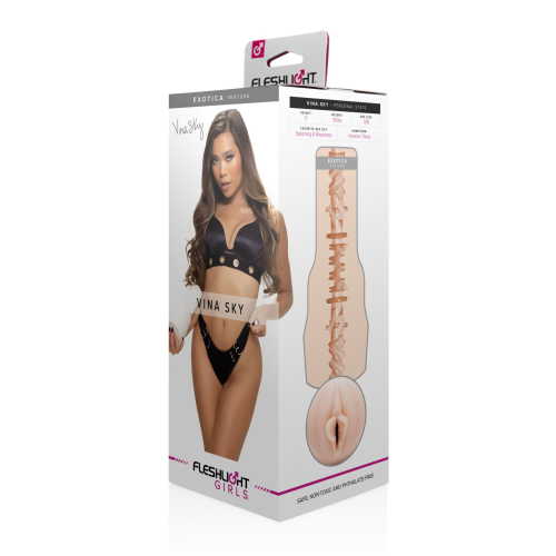 Мастурбатор для члена Fleshlight Girls: Vina Sky Exotica со слепка вагины актрисы - 6