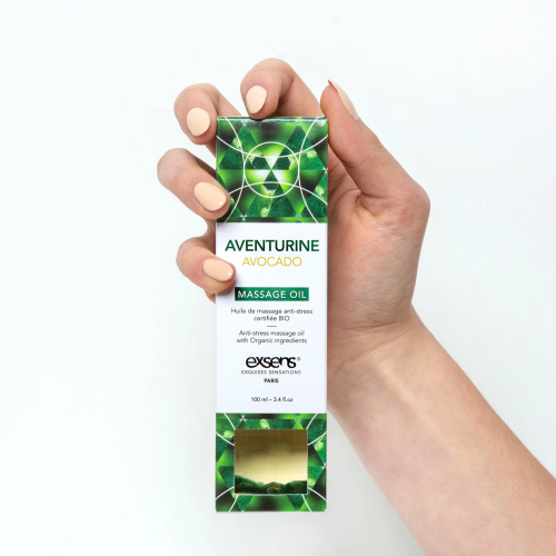 Масажне масло з авантюрином EXSENS Aventurine Avocado 100мл - 3