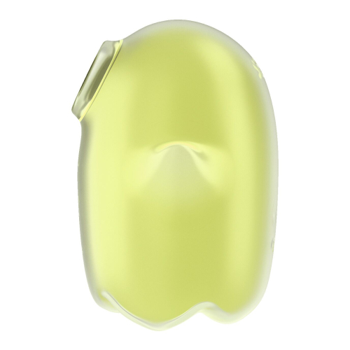 Вакуумний кліторальний стимулятор з вібрацією жовтого кольору Satisfyer Glowing Ghost - 3
