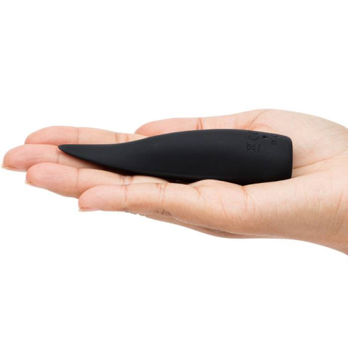 Вібратор для стимуляції клітора чорного кольору Fifty Shades of Grey Sensation Flickering Tongue Vibrator - 5