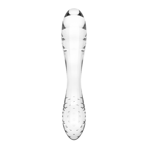 Стеклянный дилдо для двойного удовольствия прозрачный Satisfyer Dazzling Crystal 1 - 4