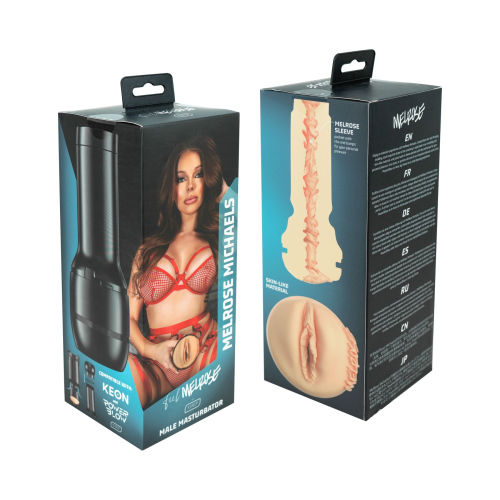 Мастурбатор в колбе вагина телесный для PowerBlow и Keon Kiiroo Feel MelRose Michaels PBC - 7