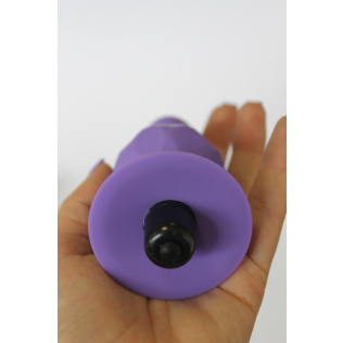 Втулка анальна з вібрацією Sweet Toys L 100 мм D 25x45 мм, Колір Фіолетовий