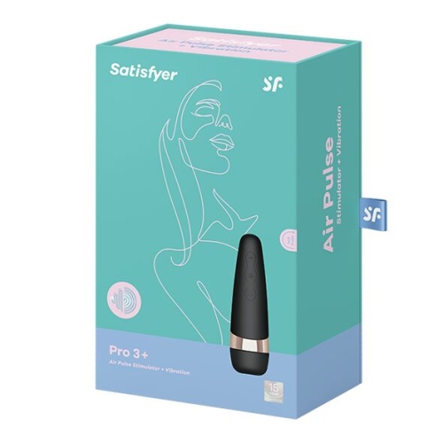 Вакуумный клиторальный вибратор Satisfyer Pro 3 Vibration - 3