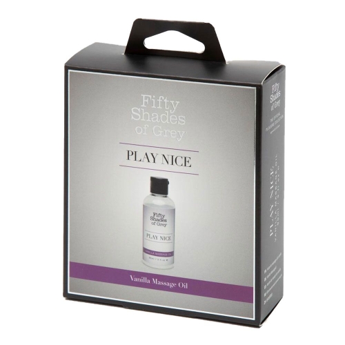 Олія для масажу з ароматом ванілі Fifty shades of grey Play Nice Vanilla Massage Oil 90 мл - 2