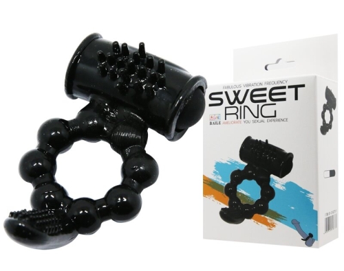 Ерекційне кільце для продоения ерекції члена з вібрацією Sweet Ring - 1
