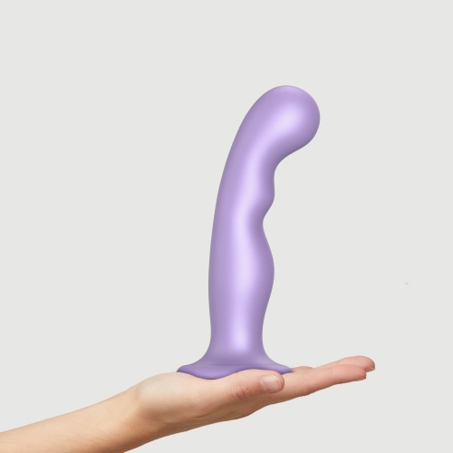 Насадка для страпону силіконова бузкового кольору Strap On Me Dildo розмір XL - 2