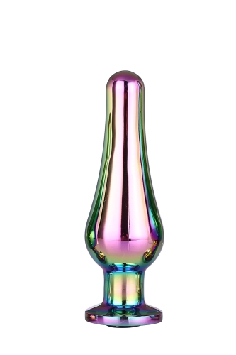 Анальна пробка конічної форми Dream Toys GLEAMING LOVE COLOURED PLEASURE PLUG M - 3