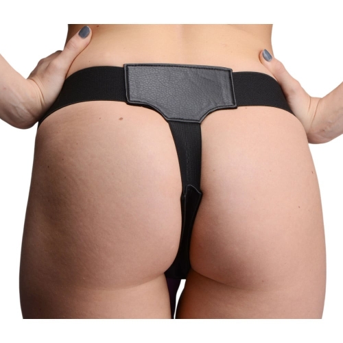 Трусы для страпона с двумя отверстиями черные Loveshop Double Strap-on Skyler размер One Size - 3