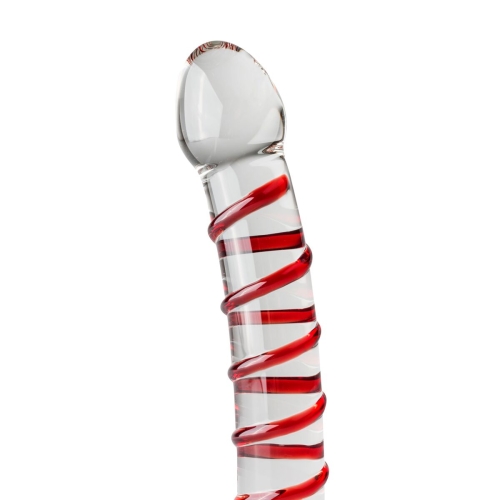 Стеклянный дилдо ребристый Gildo Glass Dildo No. 15 - 3