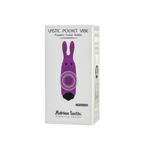 Мінівібратор Adrien Lastic Pocket Vibe Rabbit Purple - 5