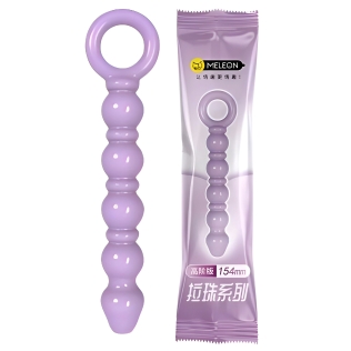 Анальные бусы фиолетового цвета Meleon Anal Beads