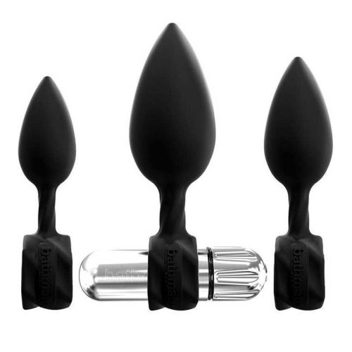 Набір анальних пробок з вібрацією Bathmate Anal Training Plugs VIBE - 1
