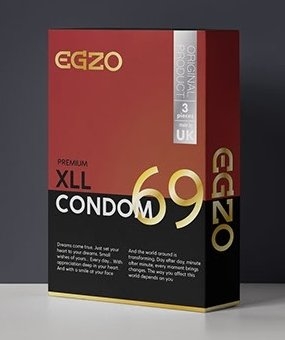 Презервативи ультратонкі збільшеного розміру EGZO XXL № 3 еластичність, міцність і максимальна безпека ЕГЗО - 1