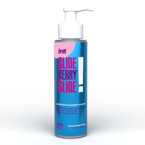 Оральный лубрикант на водной основе со вкусом ежевики Intt Slide Berry Slide! 100 мл - 1