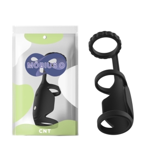 Вибронасадка на пенис силиконовая черная Cnt Pleasure dildo Ring Vibrator