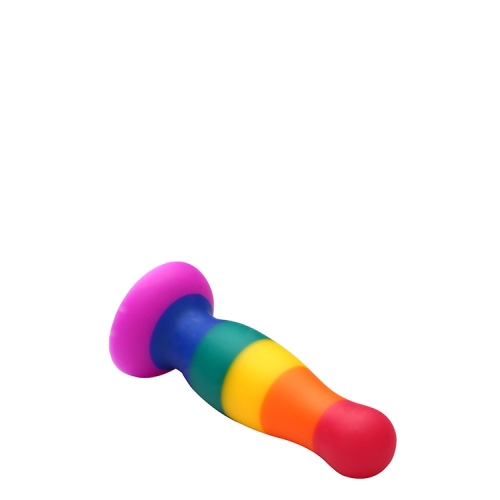 Райдужна анальна втулка COLOURFUL LOVE PLUG - 2