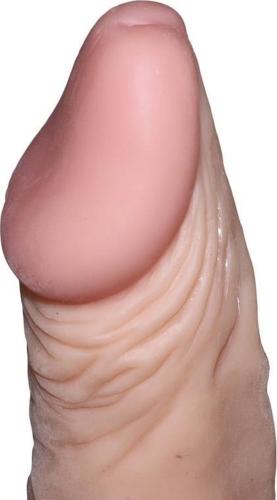 Вібромасажер присоски реалістичний тілесного кольору Dream toys Bigstuff 11INCH - 4