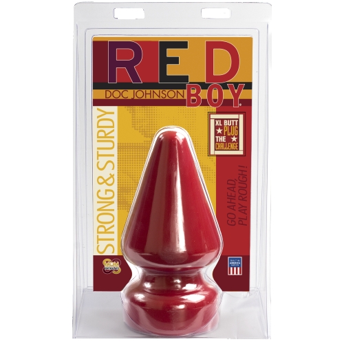 Анальна пробка Doc Johnson Red Boy XL Butt Plug the Challenge - 2