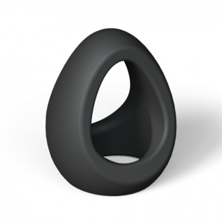 Эрекционное кольцо двойное для пениса и мошонки черное Love To Love FLUX RING