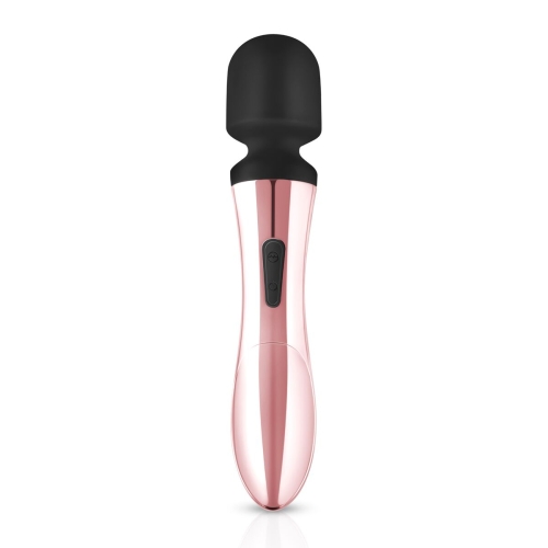 Вибратор микрофон Ванд розовое золото Nouveau Curve Massager - 1