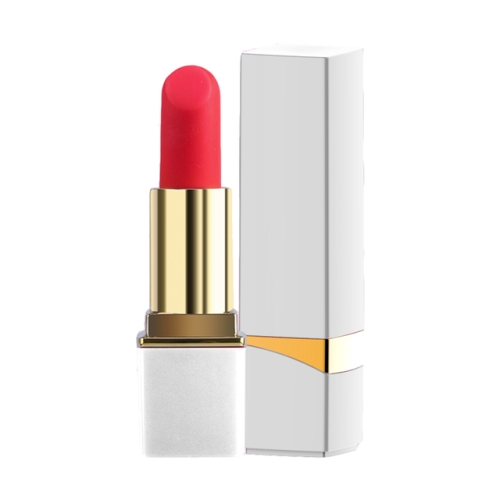 Вибратор помада для клитора белого цвета Cottelli Collection Lipstick - 4